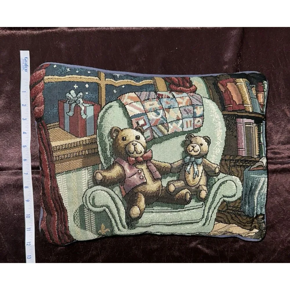 The Bears Den Tapestry Couch Pillow 15x10